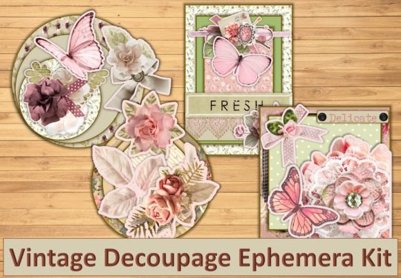 Decoupage Scrapbook Ephemera Kit Guide