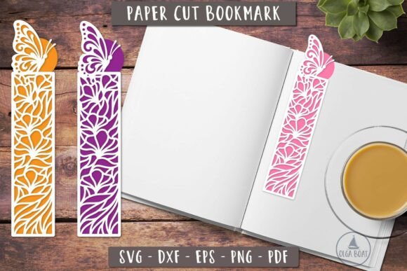 Elevating Your Paper Crafts with a Butterfly Paper Cut Layered Bookmark SVG