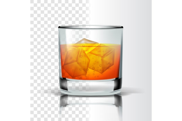 Elevating Your Visual Storytelling with a Realistic Glass of Bourbon and Ice