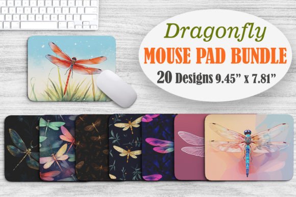 Evaluating the Beautiful Dragonfly Mouse Pad Bundle for Sublimation Projects