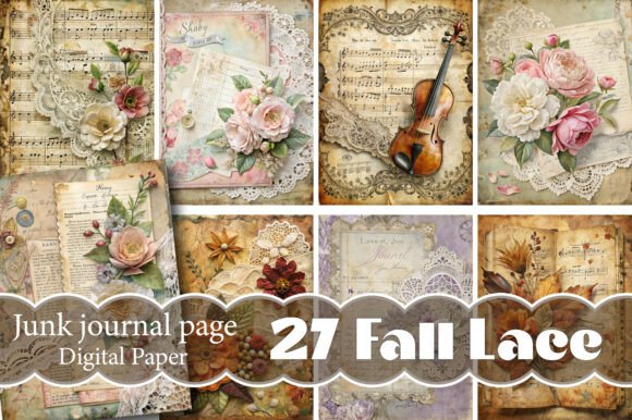 Fall Lace Junk Journal Page: Creative Uses