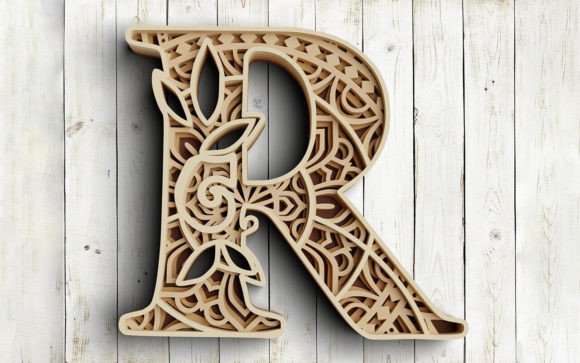 Layered Floral Alphabet Letter R: A Workflow Guide for Precision Crafting
