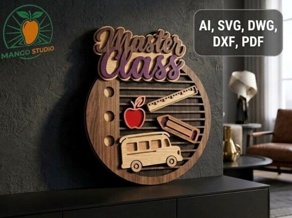 Redefining Educational Spaces Through the Art of Multi-layer MasterClass Laser Cut Signage