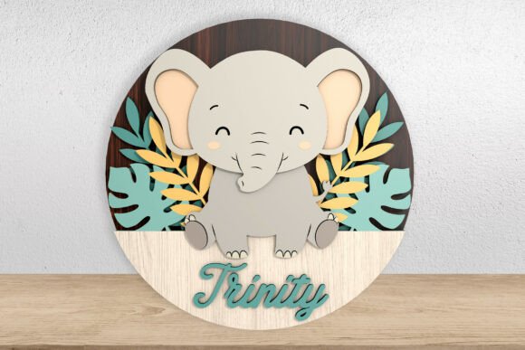 Strategic Personalization: Leveraging the Cute Elephant Name Sign File for Brand and Home Impact