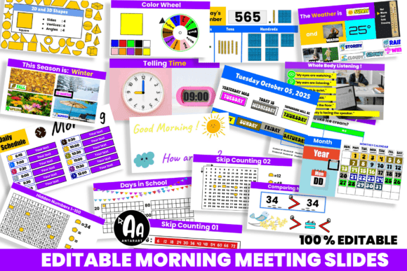 Transforming Daily Routines: A Deep Dive into Interactive Morning Meeting Slides and Calendar Math