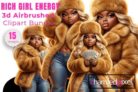 Unlock Glamour: The Luxury Fashion Dolls PNG Set
