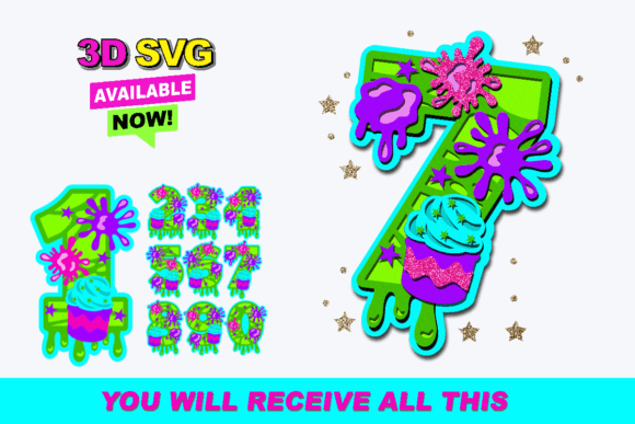 Unlocking Creative Potential: The Ultimate Guide to 3D Slime Number SVGs for Crafting and Celebration