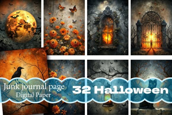 Unlocking Creative Potential with High-Resolution Halloween Junk Journal Paper
