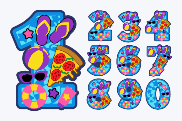 Unlocking Creative Potential with Pool Party and Pizza Numbers: A Guide to Versatile 3D SVG Design
