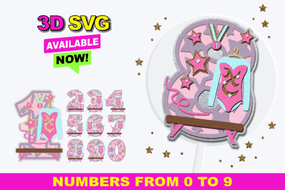 Unlocking Creativity: The Ultimate Guide to 3D Gymnastics Number SVGs for DIY Projects